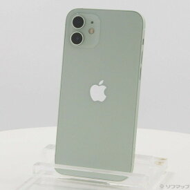 【中古】Apple(アップル) iPhone12 64GB グリーン MGHT3J／A SIMフリー 【295-ud】