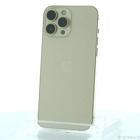 【中古】Apple(アップル) iPhone13 Pro Max 128GB ゴールド MLJ63J／A SIMフリー 【348-ud】
