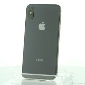 【中古】Apple(アップル) iPhoneX 256GB スペースグレイ MQC12J／A SIMフリー 【269-ud】