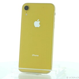 【中古】Apple(アップル) iPhoneXR 64GB イエロー MT082J／A SIMフリー 【305-ud】