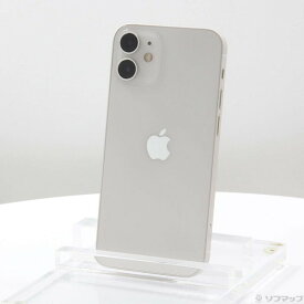【中古】Apple(アップル) iPhone12 mini 256GB ホワイト MGDT3J／A SIMフリー 【349-ud】