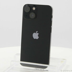 【中古】Apple(アップル) iPhone13 mini 128GB ミッドナイト MLJC3J／A SIMフリー 【262-ud】