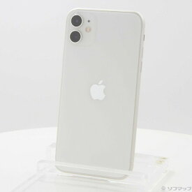 【中古】Apple(アップル) iPhone11 64GB ホワイト MHDC3J／A SIMフリー 【297-ud】