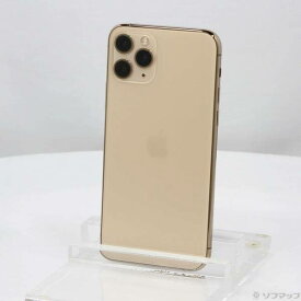 【中古】Apple(アップル) iPhone11 Pro 256GB ゴールド MWC92J／A SIMフリー 【262-ud】