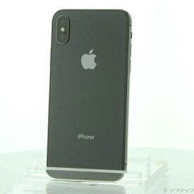 【中古】Apple(アップル) iPhoneX 256GB スペースグレイ MQC12J／A SIMフリー 【348-ud】
