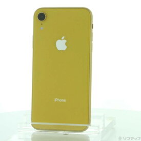 【中古】Apple(アップル) iPhoneXR 64GB イエロー MT082J／A SIMフリー 【196-ud】