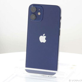 【中古】Apple(アップル) iPhone12 mini 128GB ブルー MGDP3J／A SIMフリー 【371-ud】