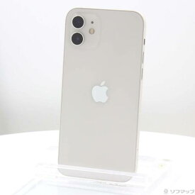 【中古】Apple(アップル) iPhone12 256GB ホワイト MGJ13J／A SIMフリー 【258-ud】