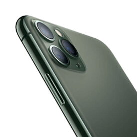 【中古】iPhone11 Pro Max 256GB ミッドナイトグリーン MWHM2J／A SIMフリー 【258-ud】