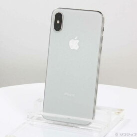 【中古】Apple(アップル) iPhoneXS 256GB シルバー MTE12J／A SoftBank 【305-ud】