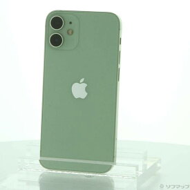 【中古】Apple(アップル) iPhone12 mini 64GB グリーン MGAV3J／A SIMフリー 【258-ud】