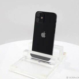 【中古】Apple(アップル) iPhone12 mini 128GB ブラック MGDJ3J／A SoftBank 【262-ud】