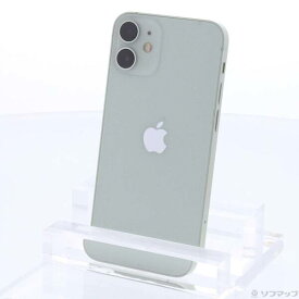 【中古】Apple(アップル) iPhone12 mini 128GB グリーン MGDQ3J／A SIMフリー 〔ネットワーク利用制限▲〕 【262-ud】