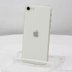 【中古】Apple(アップル) iPhone SE 第3世代 64GB スターライト MMYD3J／A SIMフリー 【349-ud】