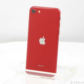 【中古】Apple(アップル) iPhone SE 第3世代 64GB プロダクトレッド MMYE3J／A SIMフリー 【348-ud】