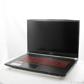 【中古】MSI(エムエスアイ) 〔展示品〕 Katana GF76 12U Katana-GF76-12UGS-032JP ブラック 【297-ud】