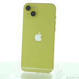 【中古】Apple(アップル) iPhone14 Plus 128GB イエロー MR603J／A SIMフリー 【262-ud】