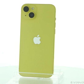 【中古】Apple(アップル) iPhone14 Plus 128GB イエロー NR603J／A SIMフリー 【258-ud】