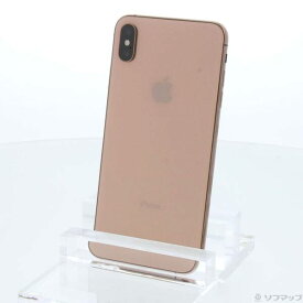 【中古】Apple(アップル) iPhoneXS Max 256GB ゴールド MT6W2J／A SIMフリー 【258-ud】