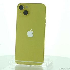 【中古】Apple(アップル) iPhone14 Plus 128GB イエロー MR603J／A SIMフリー 【262-ud】