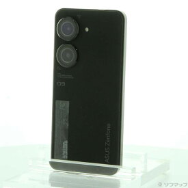 【中古】ASUS(エイスース) 〔展示品〕 Zenfone 9 128GB ミッドナイトブラック ZF9-BK8S128 SIMフリー 【258-ud】