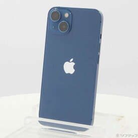【中古】Apple(アップル) iPhone13 512GB ブルー MLNT3J／A SIMフリー 【262-ud】