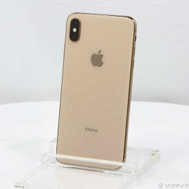 【中古】Apple(アップル) iPhoneXS Max 256GB ゴールド MT6W2J／A SIMフリー 【384-ud】