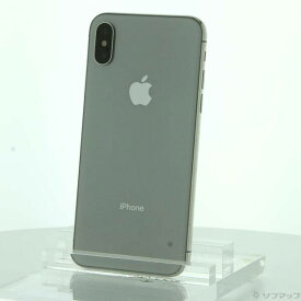 【中古】Apple(アップル) iPhoneX 64GB シルバー MQAY2J／A SIMフリー 【269-ud】