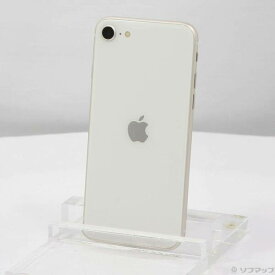 【中古】Apple(アップル) iPhone SE 第3世代 64GB スターライト MMYD3J／A SIMフリー 【368-ud】