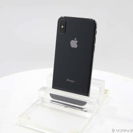 【中古】Apple(アップル) iPhoneX 256GB スペースグレイ MQC12J／A SIMフリー 【262-ud】