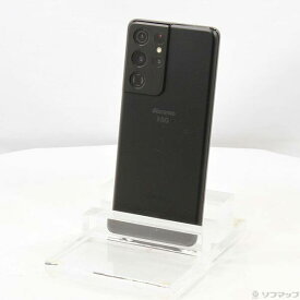 【中古】SAMSUNG(サムスン) Galaxy S21 Ultra 5G 256GB ファントムブラック SC-52B docomoロック解除SIMフリー 【196-ud】