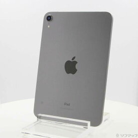 【中古】Apple(アップル) iPad mini 第6世代 64GB スペースグレイ FK7M3X／A Wi-Fi 【349-ud】