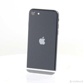 【中古】Apple(アップル) iPhone SE 第3世代 64GB ミッドナイト MMYC3J／A SIMフリー 【368-ud】