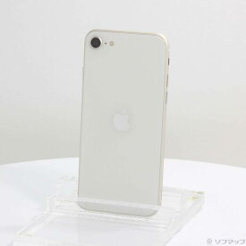 【中古】Apple(アップル) iPhone SE 第3世代 256GB スターライト MMYK3J／A SIMフリー 【252-ud】