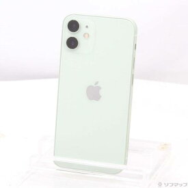【中古】Apple(アップル) iPhone12 mini 64GB グリーン MGAV3J／A SIMフリー 【262-ud】