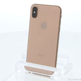 【中古】Apple(アップル) iPhoneXS 256GB ゴールド MTE22J／A SIMフリー 【198-ud】
