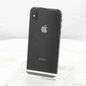 【中古】Apple(アップル) iPhoneX 256GB スペースグレイ NQC12J／A SIMフリー 【352-ud】