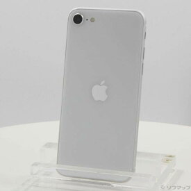 【中古】Apple(アップル) iPhone SE 第2世代 128GB ホワイト MXD12J／A SIMフリー 【381-ud】