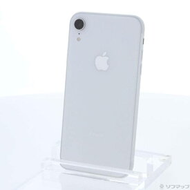 【中古】Apple(アップル) iPhoneXR 64GB ホワイト MT032J／A SIMフリー 【371-ud】