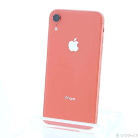 【中古】Apple(アップル) iPhoneXR 64GB コーラル MT0A2J／A SIMフリー 【295-ud】