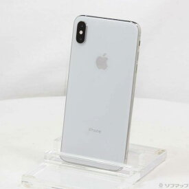【中古】Apple(アップル) iPhoneXS Max 256GB シルバー MT6V2J／A SIMフリー 【305-ud】