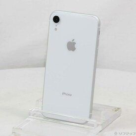 【中古】Apple(アップル) iPhoneXR 64GB ホワイト MT032J／A SIMフリー 【276-ud】