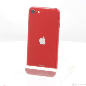 【中古】Apple(アップル) iPhone SE 第3世代 64GB プロダクトレッド MMYE3J／A SIMフリー 【297-ud】