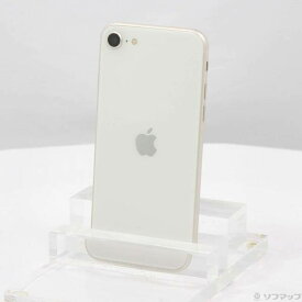 【中古】Apple(アップル) iPhone SE 第3世代 64GB スターライト MMYD3J／A SIMフリー 【297-ud】