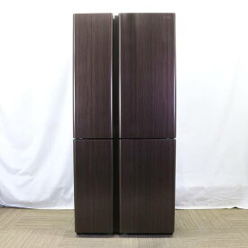 【中古】AQUA 〔中古品〕 冷蔵庫 TZ SERIES ダークウッドブラウン AQR-TZ51N(T) ［幅83cm ／512L ／4ドア ／観音開きタイプ ／2023年］ 【377-ud】