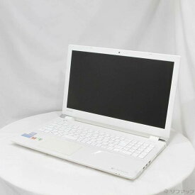 【中古】TOSHIBA(東芝) 格安安心パソコン dynabook T55／BWD PT55BWX-BJAD2 リュクスホワイト 〔Windows 10〕 【348-ud】