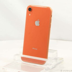 【中古】Apple(アップル) iPhoneXR 64GB コーラル NT0A2J／A SIMフリー 【348-ud】