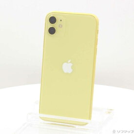 【中古】Apple(アップル) iPhone11 128GB イエロー MWM42J／A SIMフリー 【258-ud】