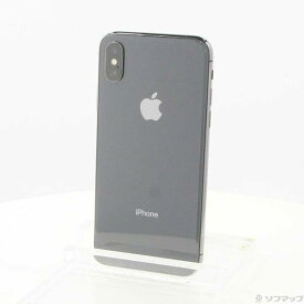 【中古】Apple(アップル) iPhoneX 256GB スペースグレイ MQC12J／A SIMフリー 【258-ud】