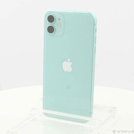 【中古】Apple(アップル) iPhone11 64GB グリーン MWLY2J／A SIMフリー 【258-ud】